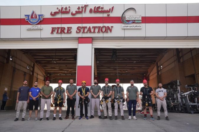 پالایش گاز هویزه مهارت کارکنان در عملیات ارتفاع را ارتقا داد