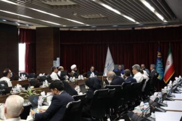 جلسه سربازرس و بازرسان ارشد اداره کل استان با مدیر عامل و روئسای امور پتروشیمی پارس+عکس