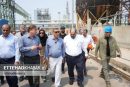 بازدید معاون اجرایی رئیس‌جمهور، وزیر نیرو و استاندار بوشهر از پتروشیمی جم