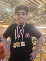 افتخارآفرینی کیارش بهمنیار فرزند خوشآتیه کارکنان پتروشیمی مروارید در مسابقات کشوری کاراته افتخارآفرینی کیارش بهمنیار فرزند خوشآتیه کارکنان پتروشیمی مروارید در مسابقات کشوری کاراته