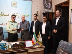 دیدار مدیران پتروشیمی بوشهر با فرمانده انتظامی عسلویه به مناسبت هفته نیروی انتظامی