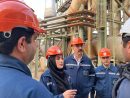 بازدید مدیرعامل پتروشیمی ارومیه از روند اورهال واحد اسیدسولفوریک