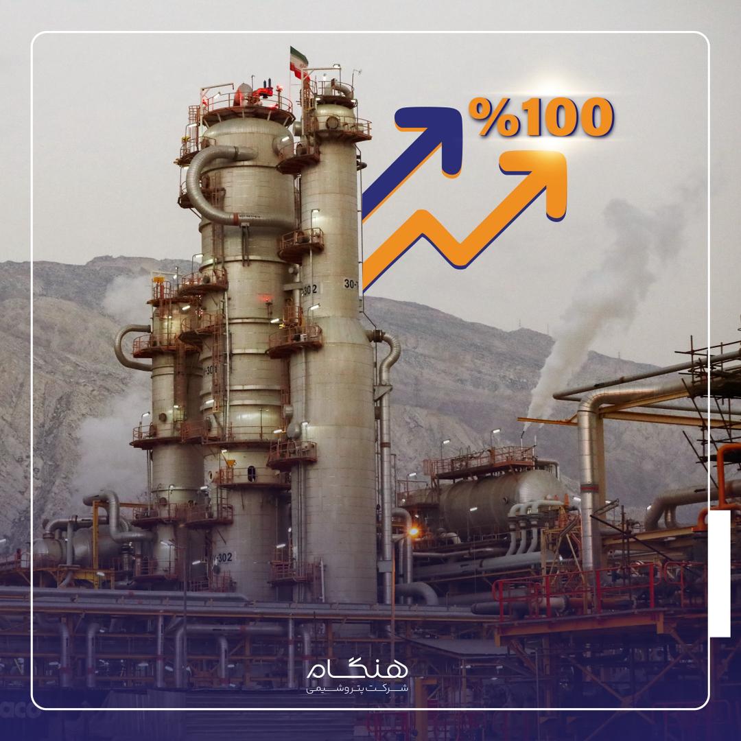 تولید آمونیاک پتروشیمی هنگام به 100 درصد ظرفیت رسید