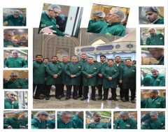 قدم‌هایی به سمت روشنایی؛ روایت نخستین حضور خادمان پتروشیمی بوشهر در حرم رضوی