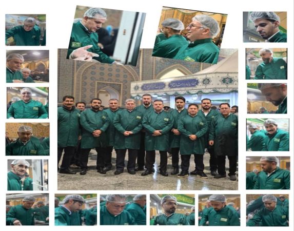 قدم‌هایی به سمت روشنایی؛ روایت نخستین حضور خادمان پتروشیمی بوشهر در حرم رضوی