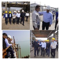 بازدید مدیرعامل پتروشیمی بندرامام از پروژه‌های بندرامام نوین و اورهال واحد LD