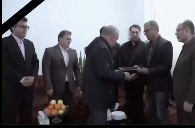 تجلیل مدیرعامل پتروشیمی کیمیای پارس خاورمیانه از مقام شامخ شهید، در کنگان