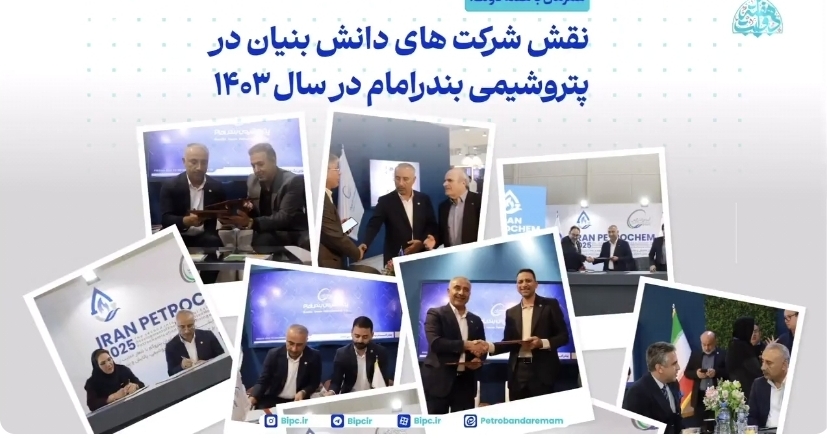 گزارش بخشی از عملکرد پتروشیمی بندر امام در زمینه حمایت از شرکت‌های دانش بنیان و خودکفایی داخلی