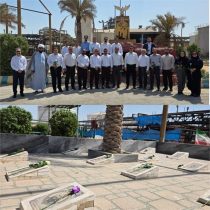 آئین غبار روبی یادمان شهدای پتروشیمی فارابی برگزار گردید