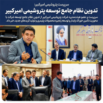 تدوین نظام جامع توسعه پتروشیمی امیرکبیر