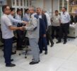 حضور مدیرعامل پتروشیمی جم‌پیلن در خط مقدم تولید